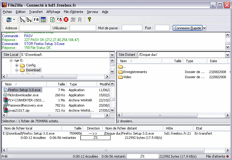 filezilla